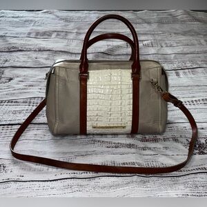 Brahmin Duxbury Tri Color Large Satchel